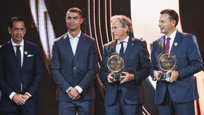 Pedro Proença, Cristiano Ronaldo, Jorge Jesus e Luís Montenegro