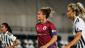Jennie Lakip  marcou o primeiro golo europeu do Torreense, frente à Juventus