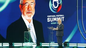 Isaltino Morais no Portugal Football Summit em Oeiras