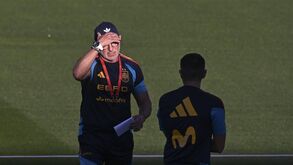 Luis de la Fuente a orientar o treino da seleção espanhola