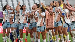 Espanha celebra vitória frente à Itália