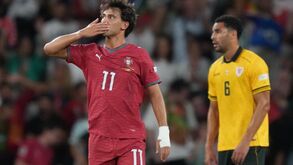 João Félix celebra golo