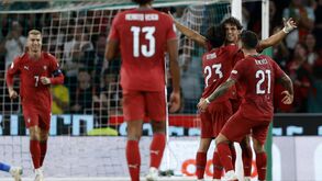 Portugal celebra triunfo contra o País de Gales