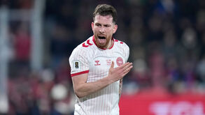 Hojbjerg em ação pela Dinamarca