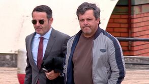 Nuno Ribeiro à saída do tribunal