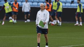 Jorge Jesus no treino da Seleção Nacional