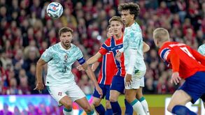 Rúben Dias, João Félix, Odegaard e Haaland no Noruega-Portugal