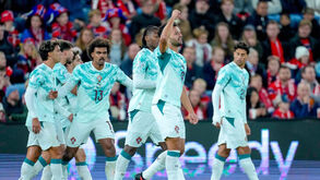 Gonçalo Ramos marcou no Noruega-Portugal