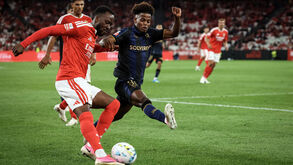 Fabricio em ação frente ao Benfica