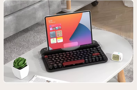 Teclado de máquina de escrever para tablet ou computador