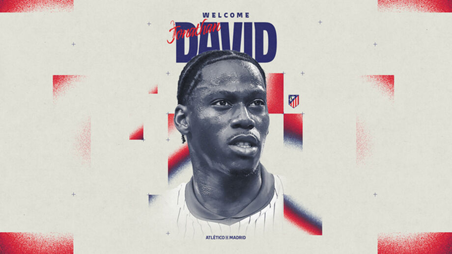 Jonathan David emprestado pela Juventus ao Atlético Madrid