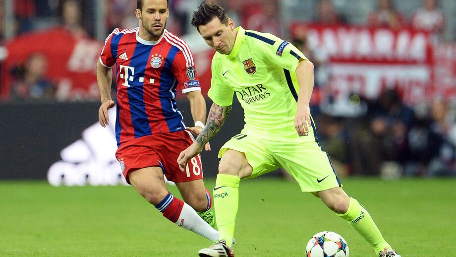 Bernat no Bayern contra Messi