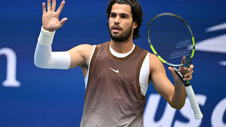 Carlos Alcaraz no US Open