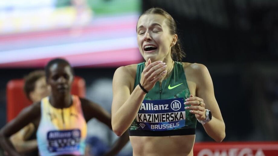 Klaudia Kazimierska fixou a melhor marca mundial do ano nos 1.500 metros