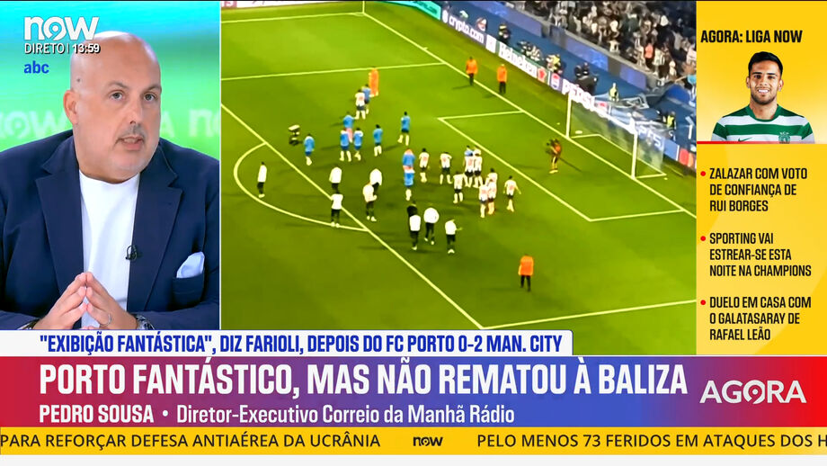 Análise à derrota portista diante do Manchester City