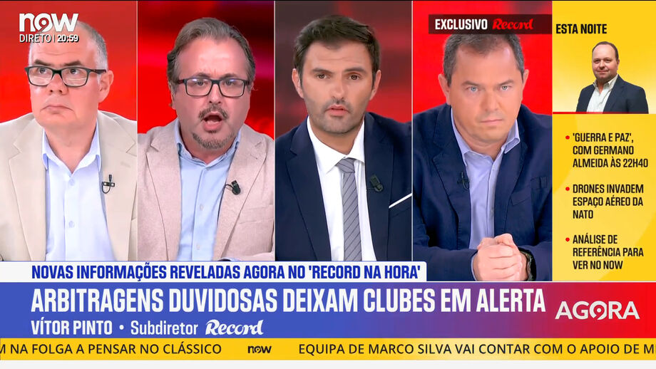 Subdiretor de Record revolta-se com situação que envolve os árbitros no futebol português