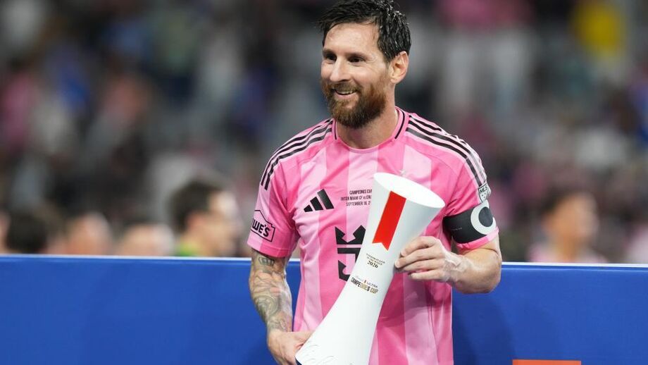 Lionel Messi distinguido na Campeones Cup