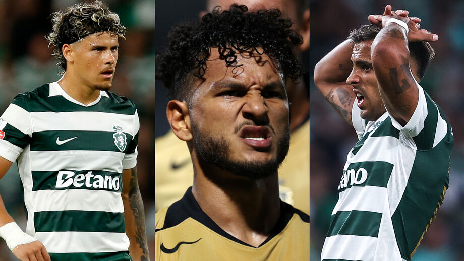 Três peças importantes no Sporting... e em risco para a Pedreira