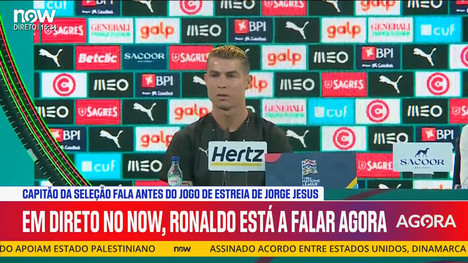 Conferência de imprensa de antevisão ao jogo com o País de Gales