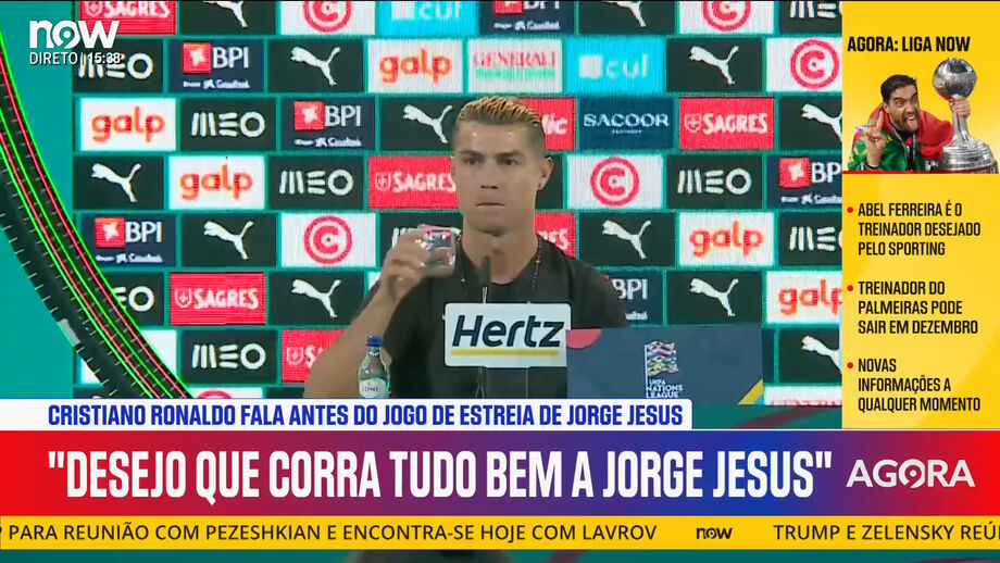 Capitão da Seleção Nacional na conferência de imprensa de antevisão ao jogo com o País de Gales