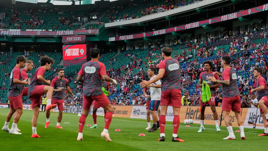 Portugal a aquecer em Alvalade