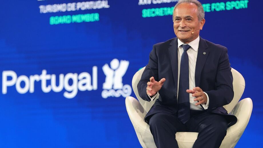 Diretor Executivo da Federação Portuguesa de Futebol durante o Portugal Football Summit