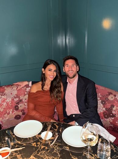 Messi e a mulher Antonella Roccuzzo