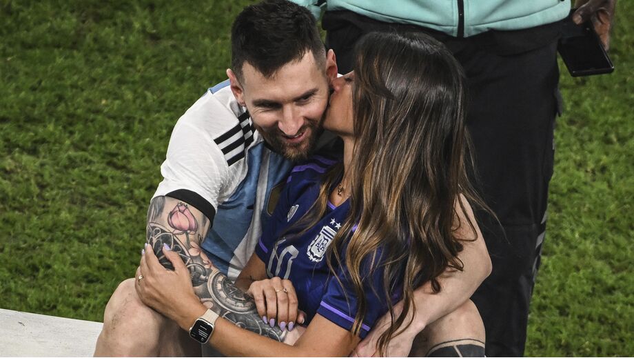 Messi e a mulher Antonella Roccuzzo