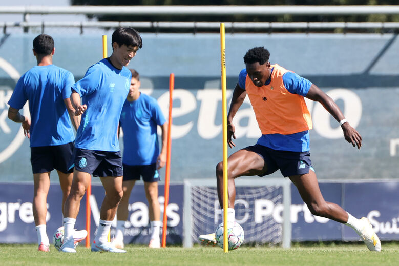 Samu no treino do FC Porto
