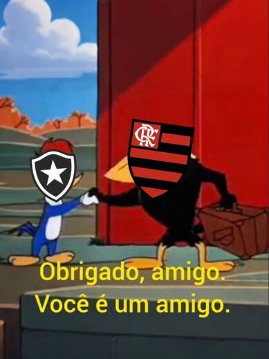 Flamengo partilha memes para 'agradecer' ao Botafogo a liderança do Brasileirão