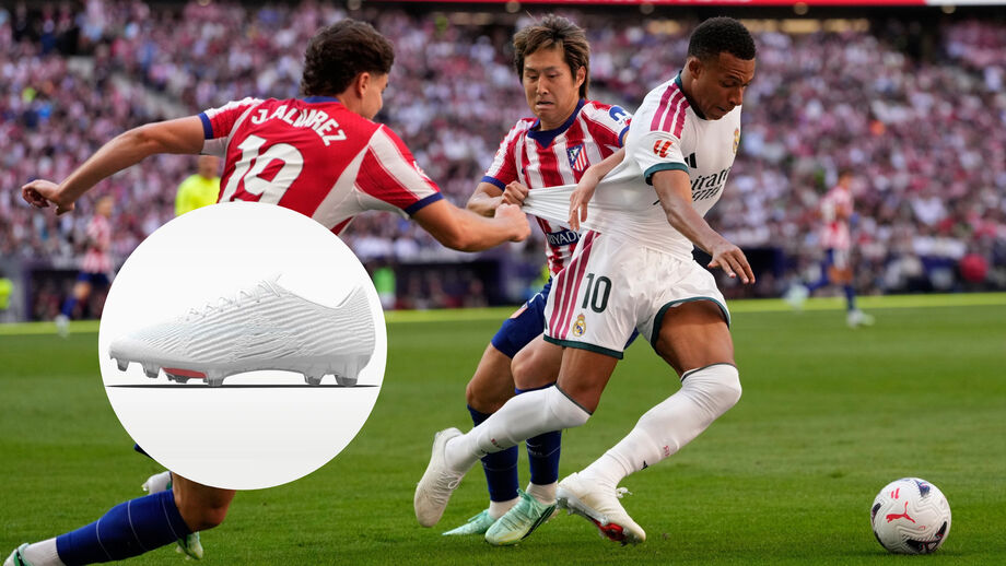 Mbappé diante do At. Madrid