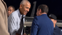 Barack Obama recebido por Nuno Piteira Lopes em Cascais
