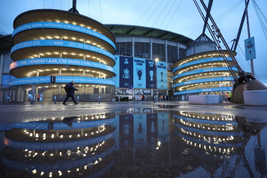 between Manchester City and Fulham FC, in Manchester, Britain, 11
