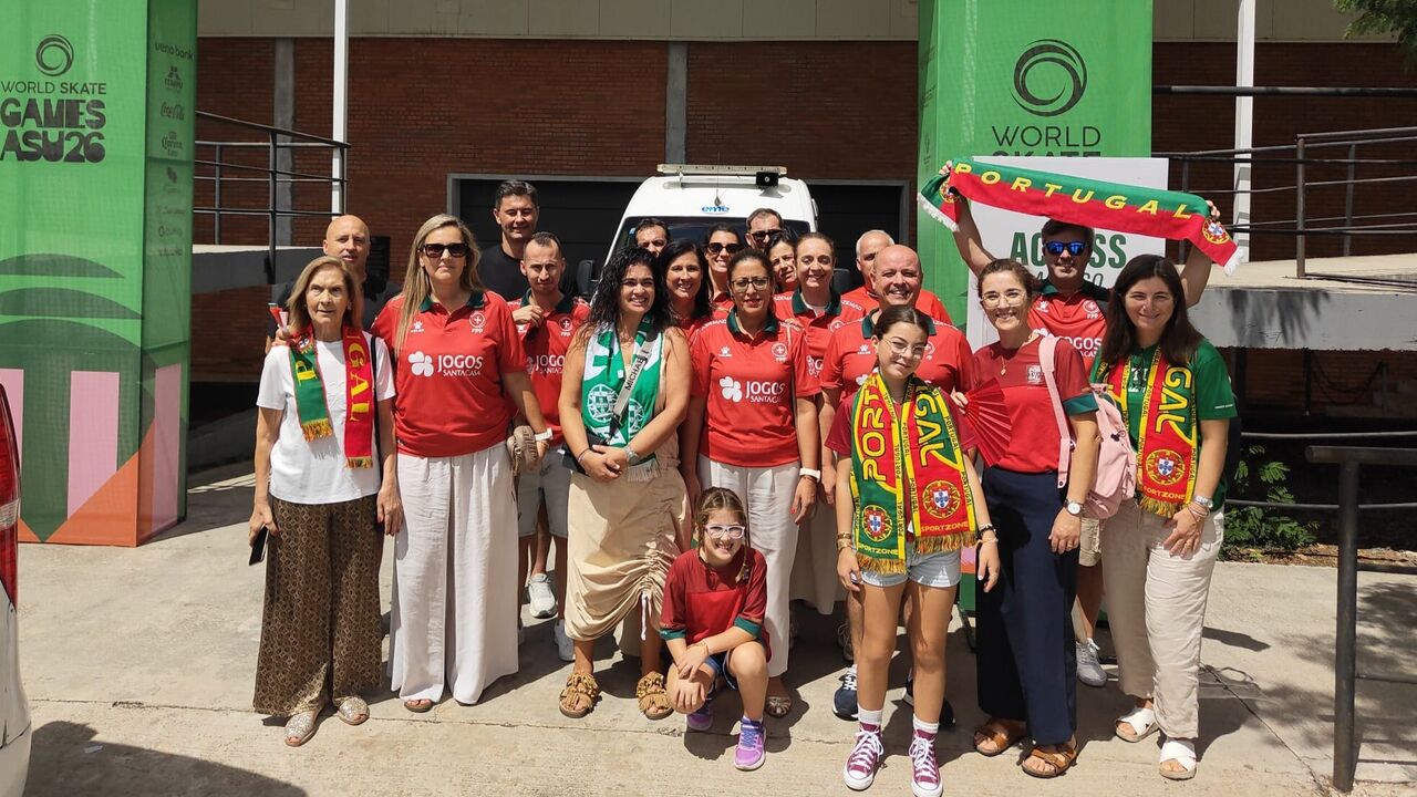Portugueses fazem a festa no Paraguai