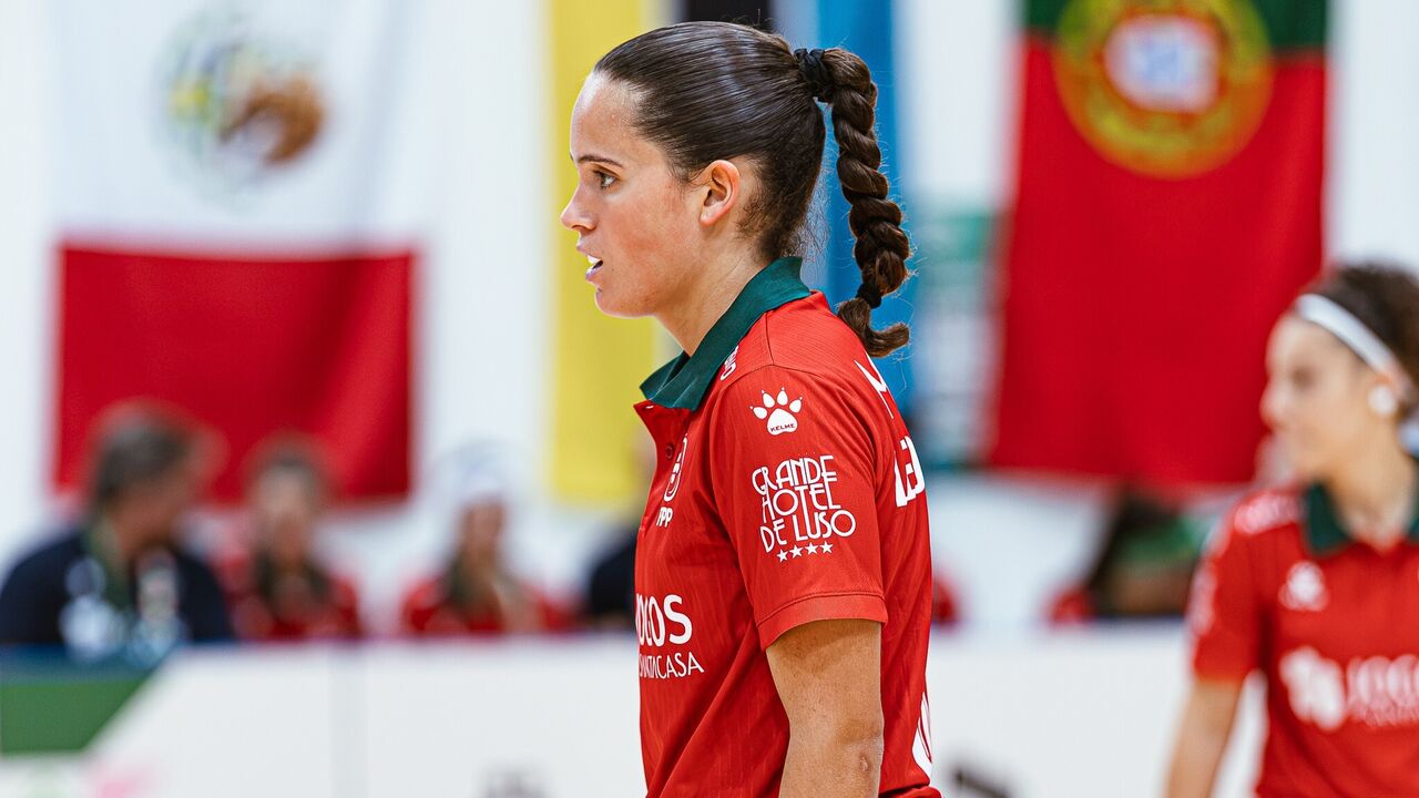 Leonor Coelho durante o jogo