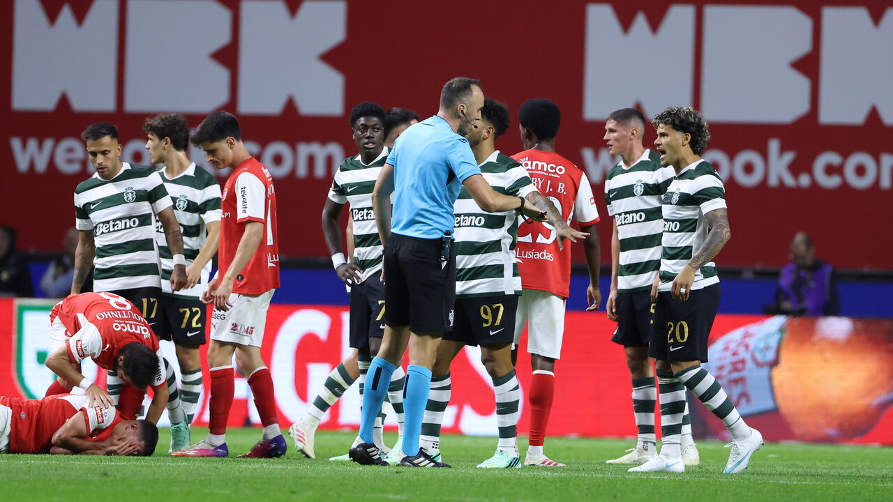 João Pinheiro foi o árbitro do Sp. Braga-Sporting