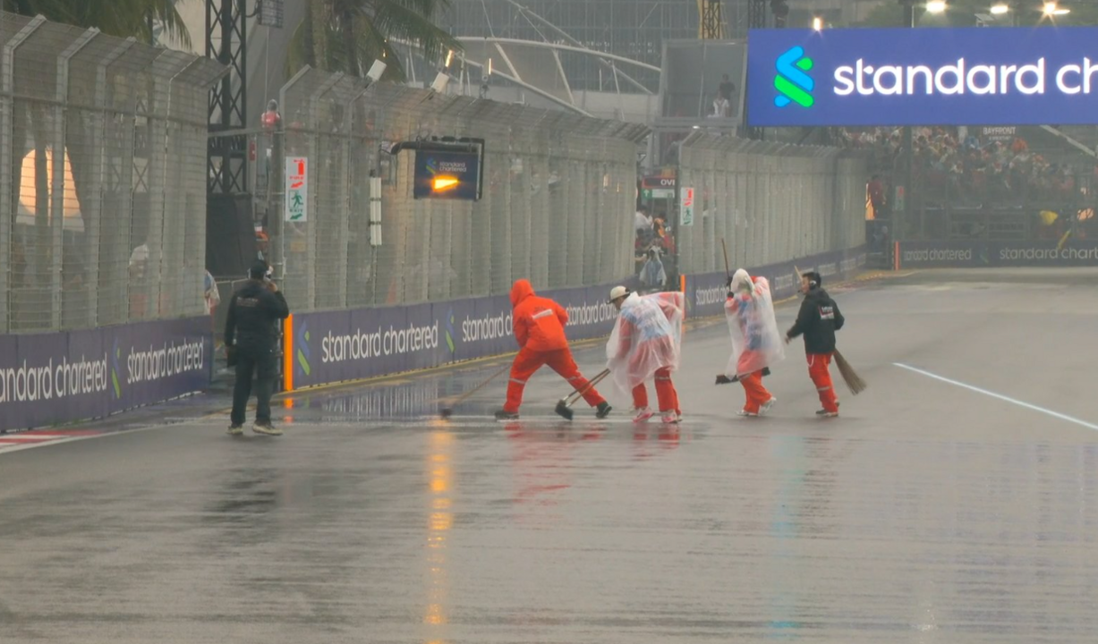 Imagens do circuito de Marina Bay