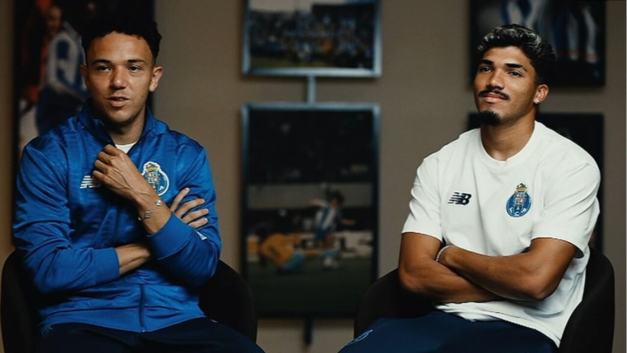 Pepê e Antony conversam no Magazine da Champions