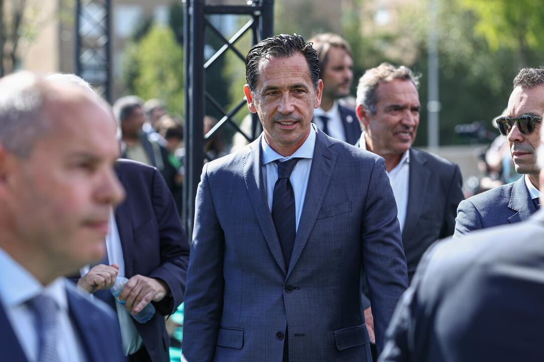 Presidente da Federação de Futebol no decorrer do evento