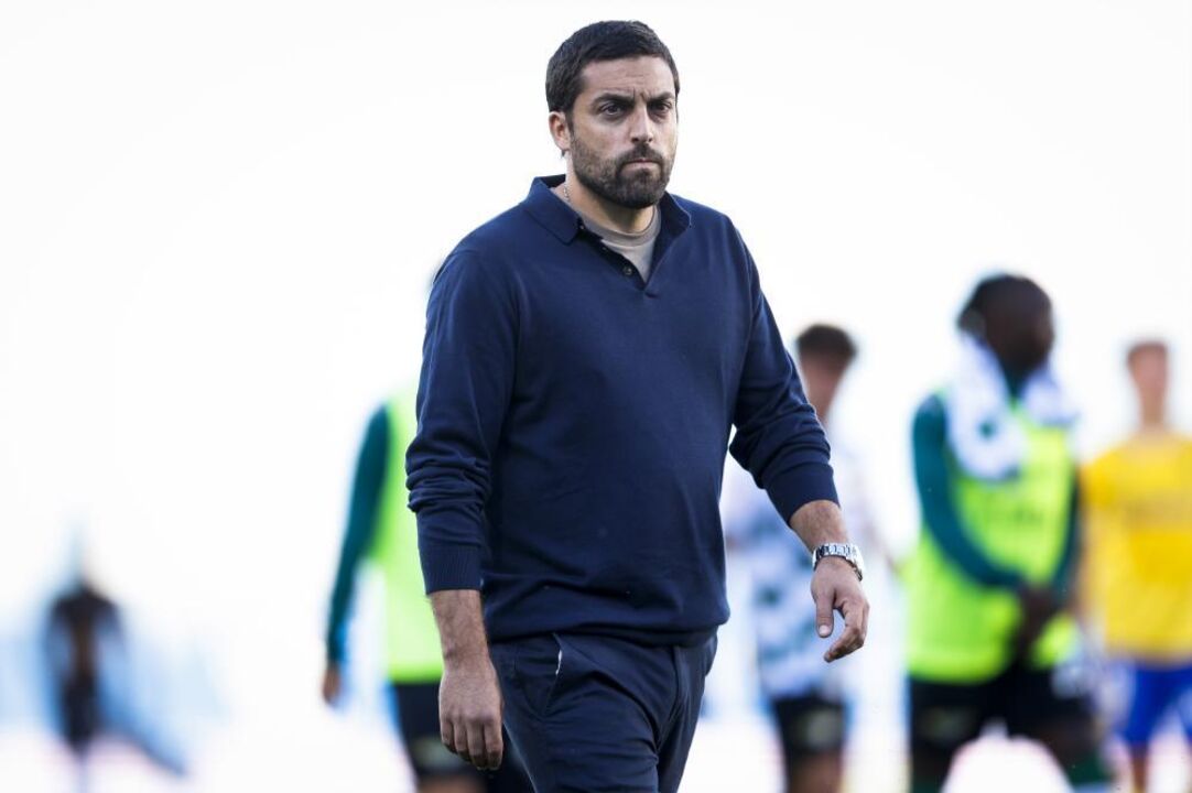 O treinador do Moreirense, Vasco Botelho da Costa, durante o