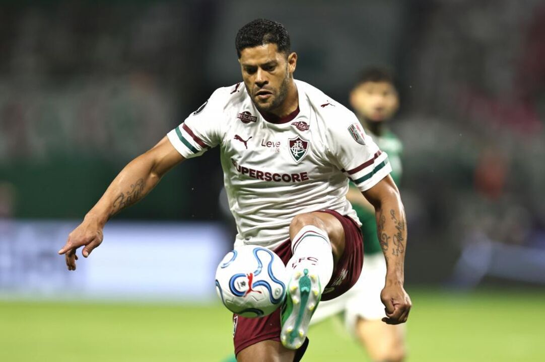Hulk of Fluminense in action during the second leg of