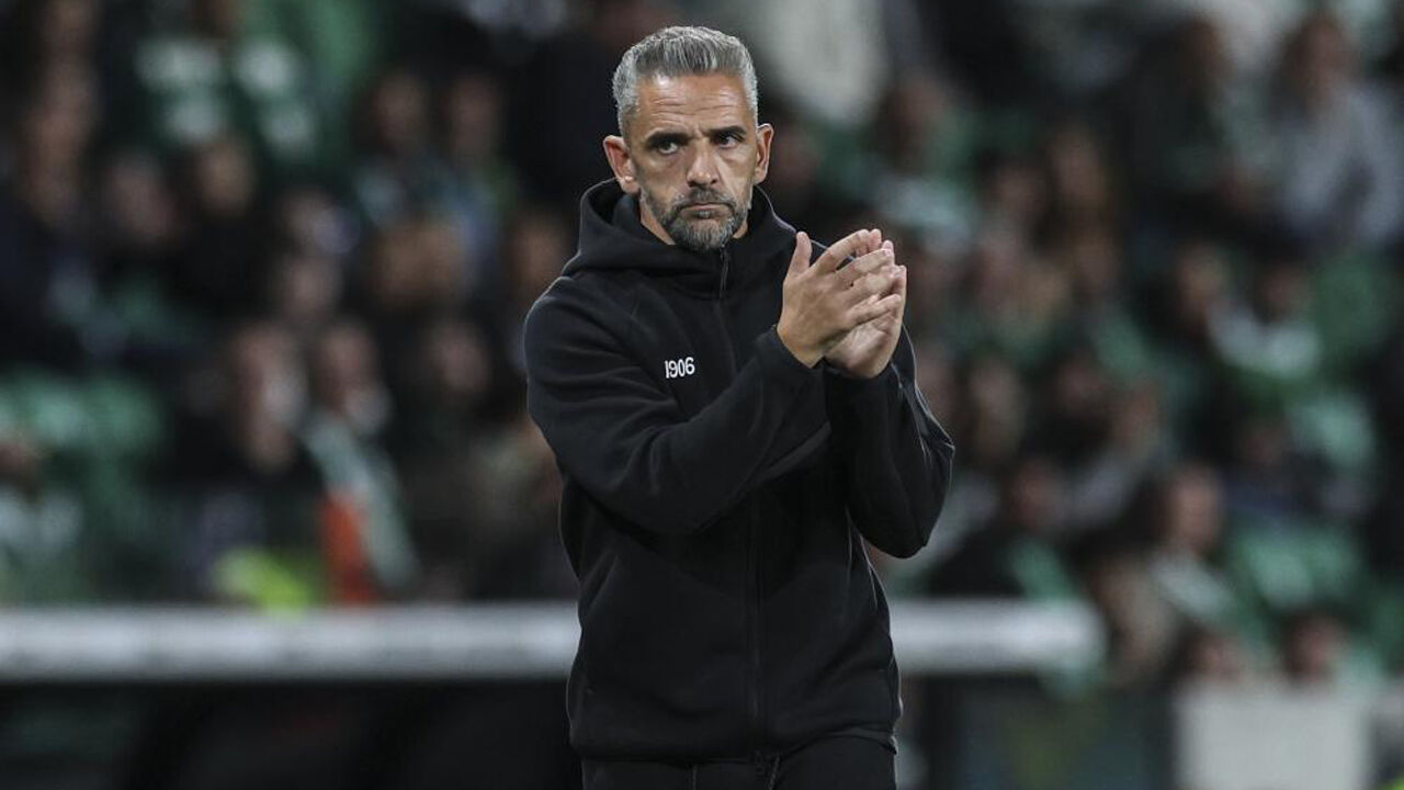 Rui Borges, treinador do Sporting