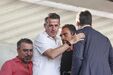 Marco Silva foi cumprimentado pelos adeptos