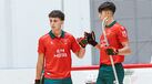 Francisco Pinto e Martim Nunes celebram golo contra a Índia