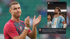 Cristiano Ronaldo elogia Messi pela sua carreira com a Argentina