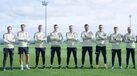 Carlos Carvalhal ao centro e com Sérgio Ferreira ao seu lado direito