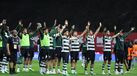 Sporting agradeceram o apoio dos adeptos em Braga