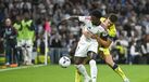 Vinícius em ação contra o Villarreal