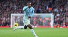 Jérémy Doku, extremo do Manchester City, brilhou em Anfield