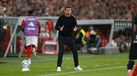 Marco Silva reage durante o Benfica-V. Guimarães